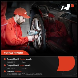 A-Premium Sensor de velocidad de rueda ABS compatible con modelos Toyota & Lexus - Camry 2006-2011, ES350 2007-2011, Sedan - Delantero lado derecho del pasajero, Reemplazo# 8954233090
