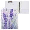 3 Ring Binder Purple Lavender Flower 1.5 inch Binders Three