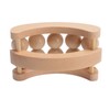 Wooden Massage Ball Roller with 10 Beads Deep Tissue Relief
