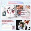GuoAiDi Sticker Notebook, Hologram Star Pattern, Girls, A7 Size, 6