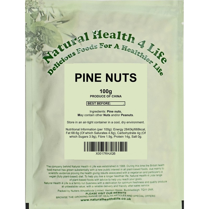 Natural Health 4 Life Raw Nuts Pine Nuts 100 g
