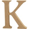 Letter, H: 8 cm, MDF, K, 1pc
