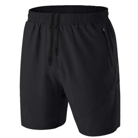 Kyopp Men's Shorts with Pockets Zip Breathable Quick Drying Sports Shorts - xxl