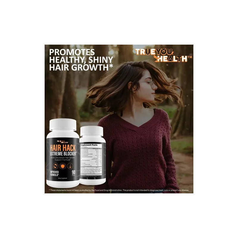 Hair Hack Extreme Blocker Cápsulas 90 Unidades Biotina D3