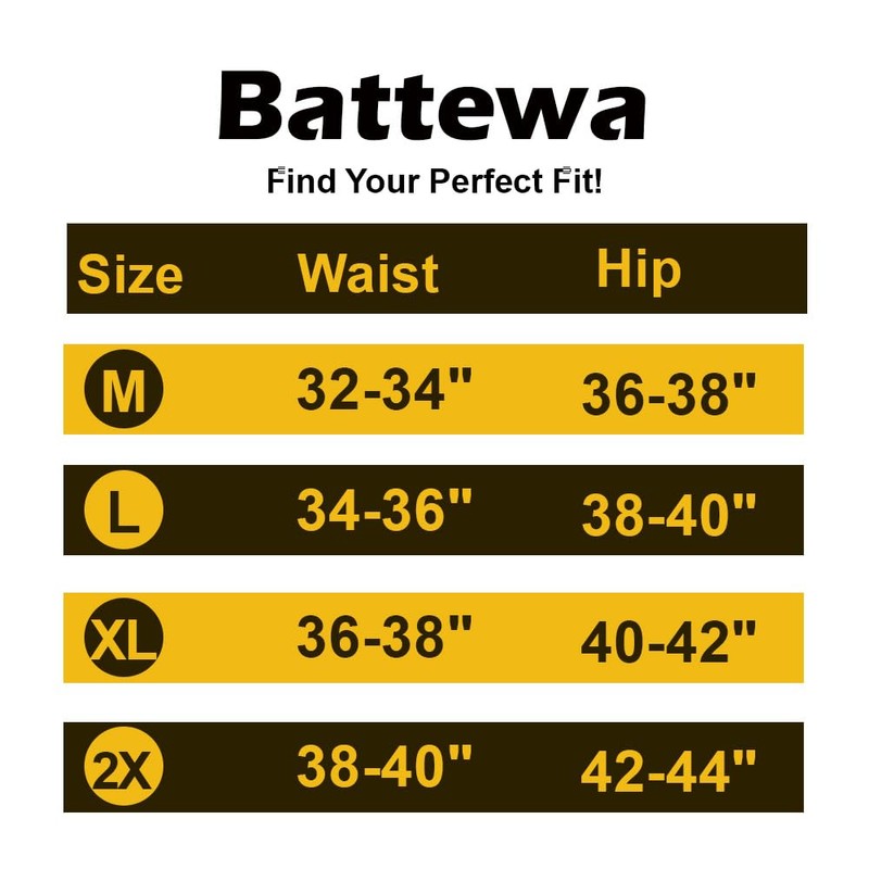 BATTEWA Full Coverage Incontinence Underwear for Men Overnight Leak Proof