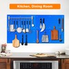 Metal Pegboard Panels 24" x 12" 4 Pack Heavy Duty