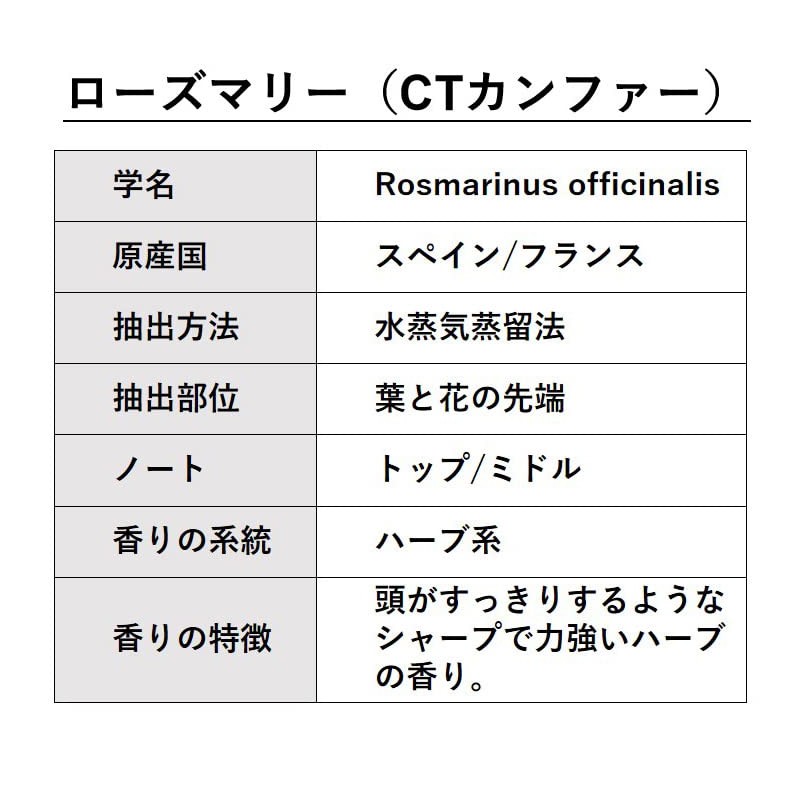 ASH Rosemary (CT Camphor) Essential Oil 3.4 fl oz (100