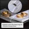 JF.kitchen® 12 fabric napkins with folding instructions (English language not