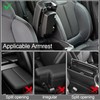 Car Center Console Cover, PU Leather Armrest Pad Cover, Universal