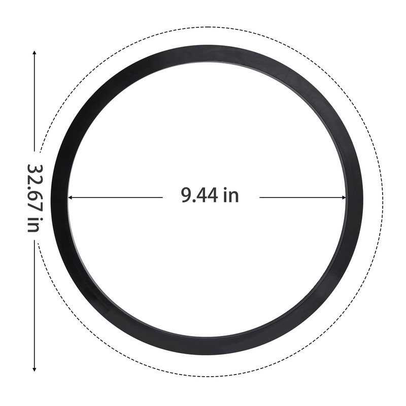 Paint Pressure Pot Tank Lid Rubber Gasket Replacement for 2.5