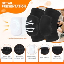 Volleyball Knee Pads for Dancers, Soft Breathable Knee Pads for Girls Women Men Youth Kids Knees Protective, Knee Brace for Volleyball Football Dancei