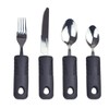 4pcs Easy Grip Cutlery Set. Extra Wide Handles, Ideal Dining