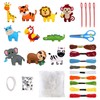GTYHH 10-Piece Sewing Kit for Children, Sewing Toy with Jungle
