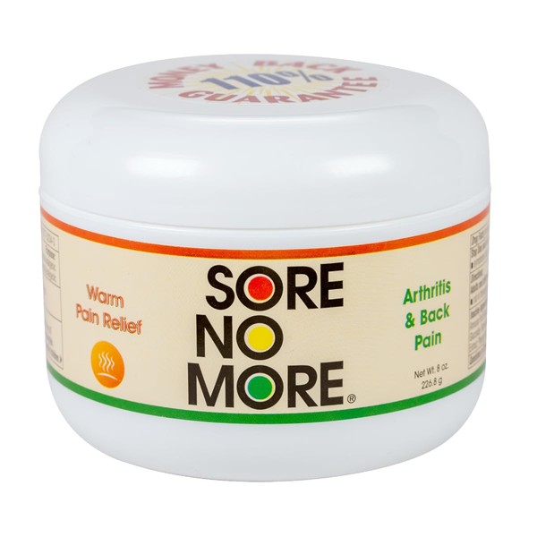 Sore No More Warm Pain Relieving Gel, 8 oz Jar