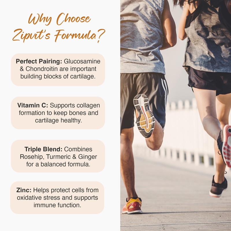 Zipvit Glucosamine and Chondroitin High Strength Complex with Turmeric, Vitamin