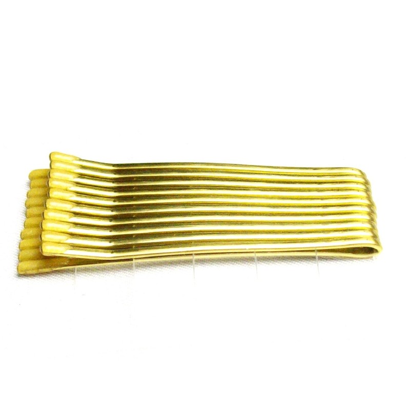 [Made in Japan] American Pin Gold Hairpin 10 Pcs as Set