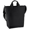 BagBase Unisex's BG673BLAC Canvas Day Bag, Black, Medium