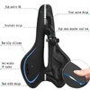 ZONSUSE Bike Seat,Gel Bicycle Saddle Comfortable Soft Breathable Cycling Bicycle