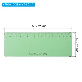 PATIKIL Guided Reading Strips, 10pcs Highlight Colored Overlay Bookmark Reading Tracking Ruler Teacher Teaching Supplies for Classroom, Dark Green