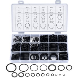 KOXXIAMOQ 850 Pcs O-Ring Gasket Assortment Kit, O Rings Rubber Assorted Seal Kit, Rubber O Ring Assorted, Kitchen Tap Washers Seals Spacers O Ring Set for Mixer Taps Plumbing Gasket Washers