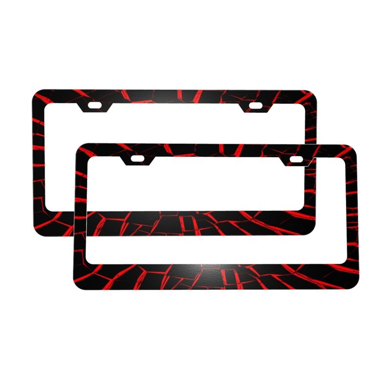 keluki Mountains License Plate Frame, Solid Rust-Proof Aluminum Holder with