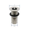 LEYSO Stainless Steel 1" NPS Thread Bar Sink 3-1/4” Drain