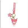 sanrio sakura keychain cherry blossom - Kuromi