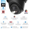 HITOSINO 5MP IP PoE Camera, Outdoor Turret Camera with Mic/Audio,