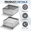 Tuanse 2 Pcs 8.5 x 8.5 x 3'' Stainless Steel