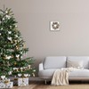 Stupell Industries Festive Ornamental Wreath Minimal Christmas Charm, Design by