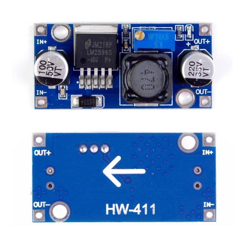 LAOMAO DC-DC Buck Converter DC 3.5-40V to 1.25-35V 3A Step