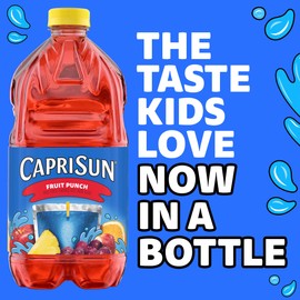 Capri Sun Fruit Punch Flavored Juice Drink Blend, 64 oz Bottle