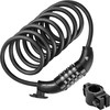 Retrospec Grizzly Bike Lock - 6ft Anti-Theft Cable with 4-Digit