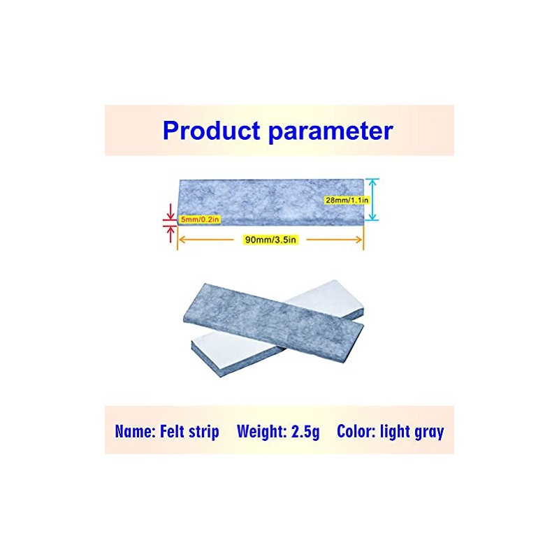 Aneaseit 32PCS Anti-Vibration and Soundproof Pads for Bed Frame, No