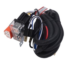 Kit Harn Plug and Play de relé de Faros Delanteros H4 para Faros Delanteros LED H6054 1988-1995 con Arnés de Fácil Instalación para una Iluminación mejorada.