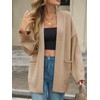 Cicy Bell Womens Oversized Cardigans Long Sleeve Open Front Shawl
