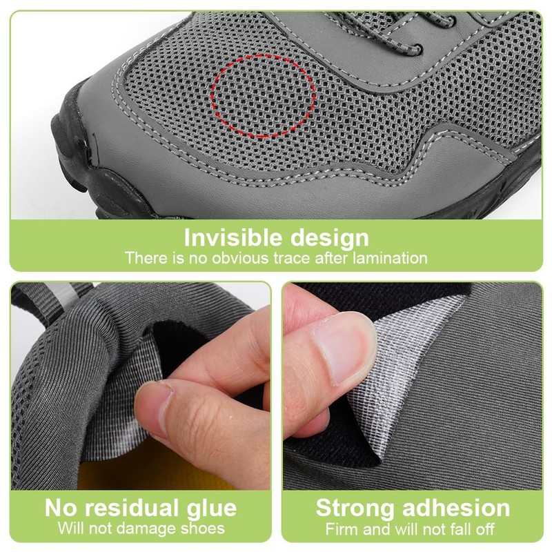 Flintronic 3 Pairs Microfiber Heel Repair Patch Repair Patch, Shoe