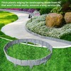 Garden Edging Border NO DIG, Imitation Stone Effect Garden Lawn