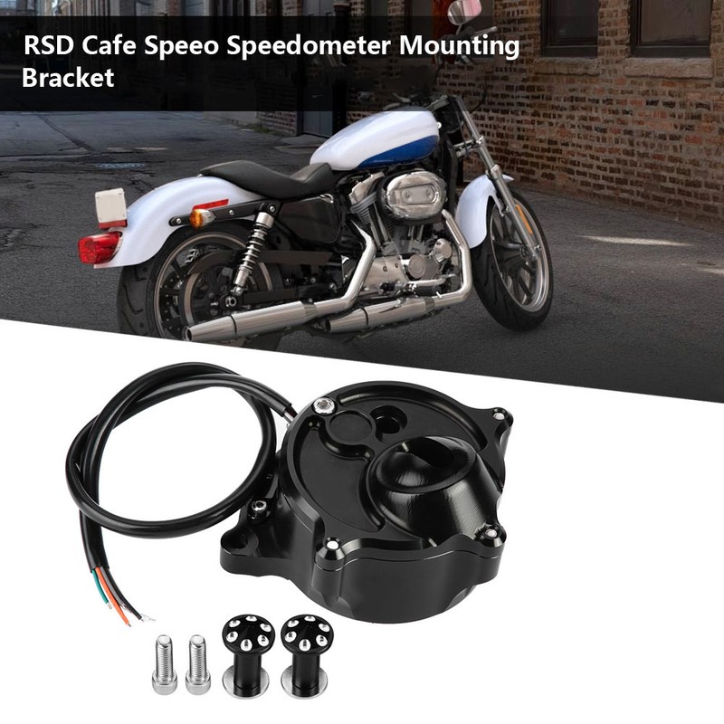RSD Cafe Speeo Speedometer Mounting Bracket For Sportster XL95-14(black)