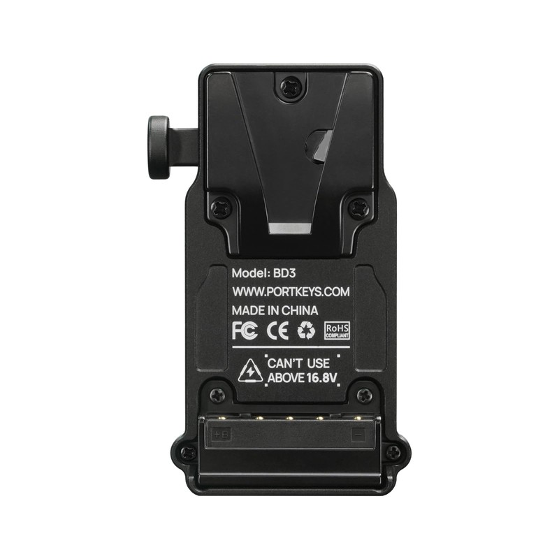 Portkeys BD3 両面 NP-F から V マウント ダミー バッテリー モジュール