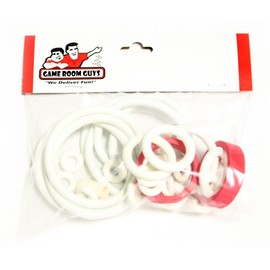 Game Room Guys Bally Kiss Pinball White Rubber Ring Kit