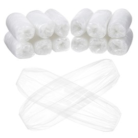 Alrhso 300Pcs Arm Cover Disposable Arm Sleeves Covers Plastic Arms Sleeves Protectors Waterproof Clear Protective Sleeve for Arms Cuff Protectors Oversleeves Covers With Elastic On Cuff
