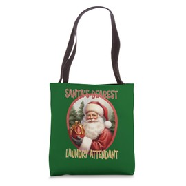 Laundry Attendant Christmas Holiday Love Xmas Tote Bag