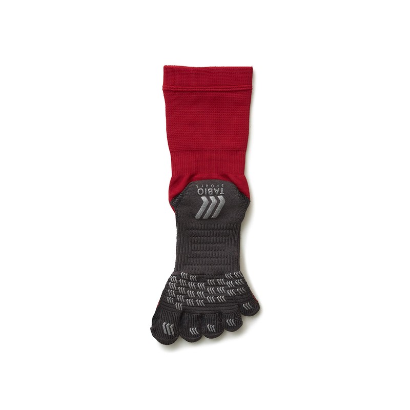 Tabio Football 5-Toe Socks, Made in Japan, Soccer, Futsal, pink,