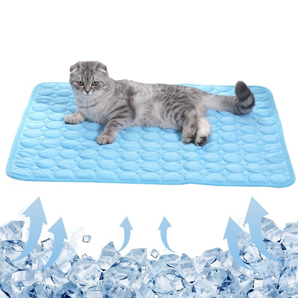 Koorium Cooling Mat for Dogs and Pets in Blue, Self-Cooling