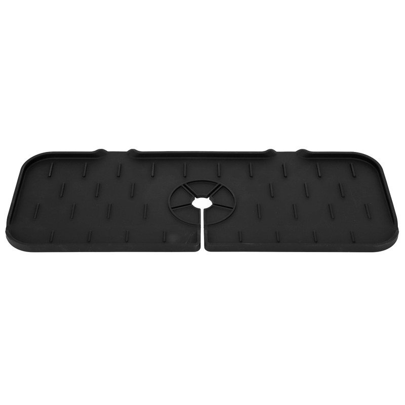 Sink Faucet Mat Silicone Drainage Design Easy Cleaning Faucet Water