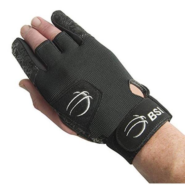 BSI 315 Right-Handed Bowling Glove, Black, Medium