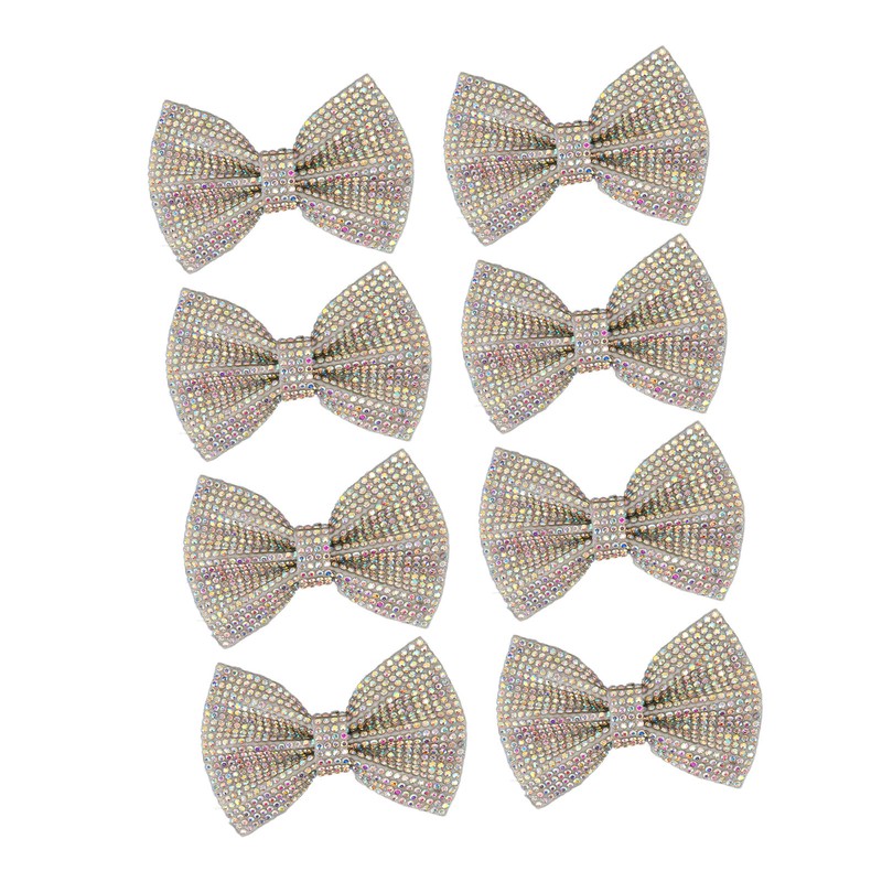 8pcs Bow Shoe Clips Detachable Bowknot Shoe Buckle Decorative Removable
