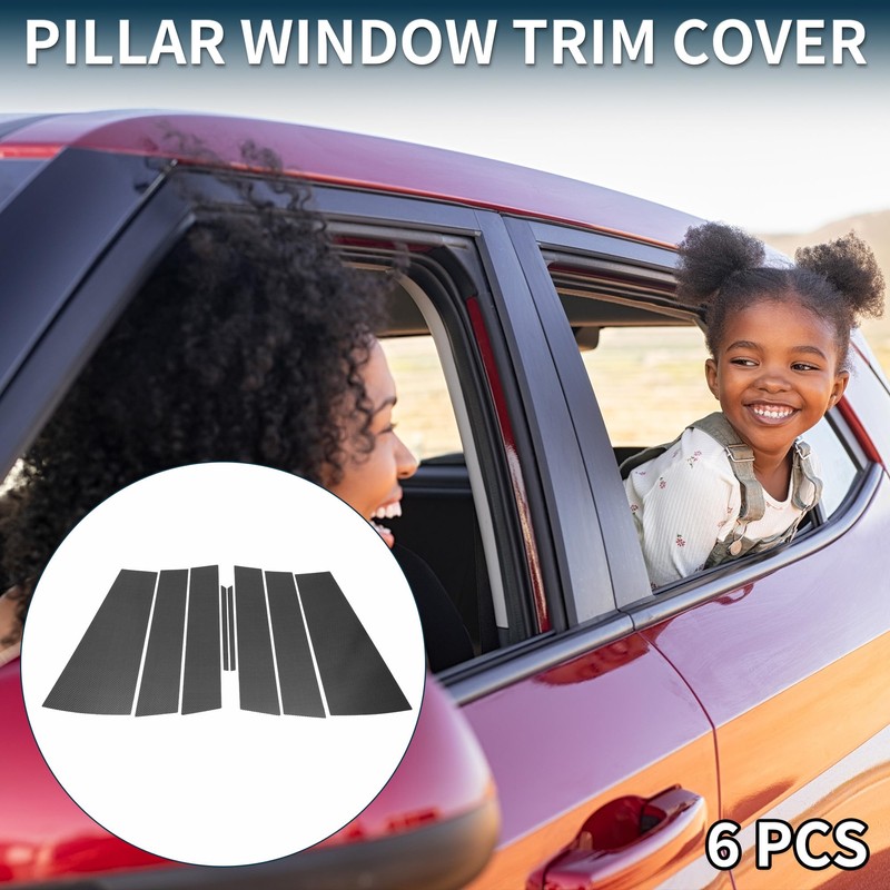 TUCKBOLD Door Pillar Window Trim for Honda Odyssey 2018-2023 Front
