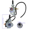 Carburetor with Handle Grip Bar and Throttle Cable Replacement for